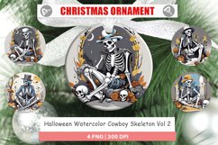 Christmas Ornaments Cowboy Skeleton Product Image 1