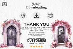 Watercolor Creaky Door Clipart Design