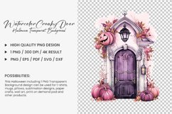 Watercolor Creaky Door Clipart Design