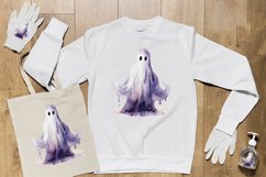 Watercolor Ghost Clipart PNG Design