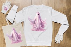 Watercolor Ghost Sublimation Clipart Design