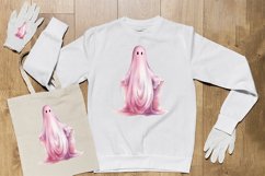 Watercolor Ghost Sublimation Clipart Design