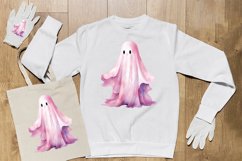 Watercolor Ghost Sublimation Clipart Design