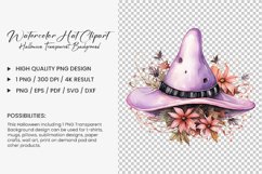 Watercolor Hat Clipart PNG Design