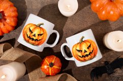 Watercolor Jack o Lantern Clipart Design