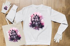 Watercolor Scary Night Sublimation Clipart 