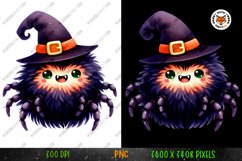 Halloween Spider Sticker, Halloween Spider Sublimation Product Image 2