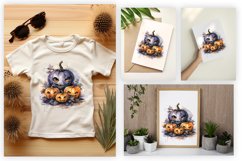 halloween watercolor clipart png