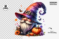 halloween gnome clipart