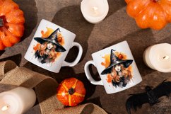 Watercolor Witch Clipart PNG Design