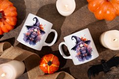 Watercolor Witch Clipart PNG Design