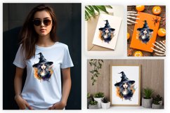 Watercolor Witch Clipart PNG Design