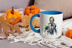Watercolor zombie clipart png