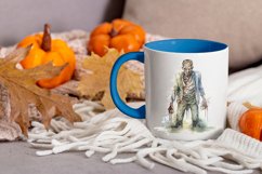 Watercolor zombie clipart png