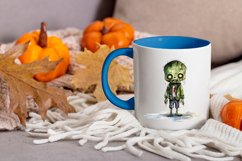 Watercolor zombie clipart png