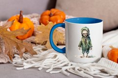  Watercolor zombie clipart png