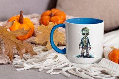  Watercolor zombie sublimation clipart design