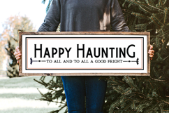 Halloween Welcome Sign Cut File - Front Porch SVG Decoration