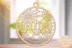 Halloween Welcome Laser Cut Design SVG Product Image 1