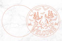 Halloween Welcome Laser Cut SVG Product Image 3