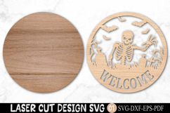 Halloween Welcome Laser Cut SVG Product Image 2