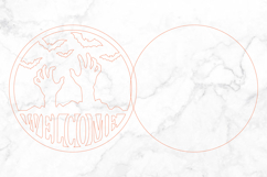 Halloween Welcome Laser Cut SVG Product Image 2