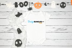 Bodysuit mockup Halloween | Halloween mockup bodysuit Product Image 1