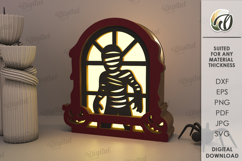 Halloween Window Lanterns Bundle Lasercut. Halloween SVG Product Image 4