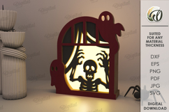 Halloween Window Lanterns Bundle Lasercut. Halloween SVG Product Image 7