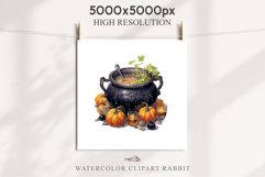 Halloween Witch Girl Cauldron Poison Pumpkin Clipart PNG Art Tale Art Image Watercolor Transparent Print illustration sublimation creepy printable digital Witch Girl Cauldron Poison clipart, halloween character orange Pumpkin Girl art, young lady