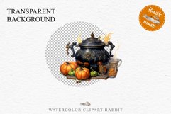 Halloween Witch Girl Cauldron Poison Pumpkin Clipart PNG Art Tale Art Image Watercolor Transparent Print illustration sublimation creepy printable digital Witch Girl Cauldron Poison clipart, halloween character orange Pumpkin Girl art, young lady