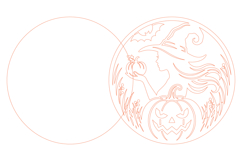 halloween witch girl laser cut svg Product Image 3