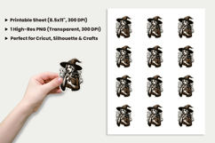 Halloween Sticker, Witch Sticker, Smoking Witch PNG, Retro Witch Girl PNG, Gothic Witch Sticker, Halloween PNG, Spooky Sticker Design, Vintage Halloween Sticker, Printable Halloween Stickers, Cricut Halloween Design