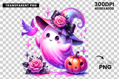 halloween witch hat pumpkin ghost png, halloween ghost pumpkin clipart, kawaii witch ghost design, halloween pastel ghost pumpkin art, spooky cute ghost printable, halloween pumpkin ghost illustration, witch hat ghost halloween png, halloween magical ghos