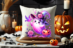 halloween witch hat pumpkin ghost png, halloween ghost pumpkin clipart, kawaii witch ghost design, halloween pastel ghost pumpkin art, spooky cute ghost printable, halloween pumpkin ghost illustration, witch hat ghost halloween png, halloween magical ghos