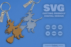 Halloween Keychain SVG Product Image 1