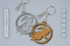 Halloween Keychain SVG Product Image 1