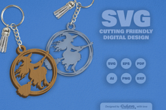 Halloween Keychain SVG Product Image 1