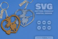 Halloween Keychain SVG Product Image 2