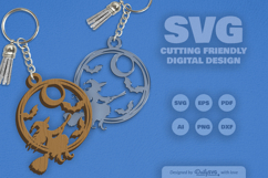 Halloween Keychain SVG Product Image 2