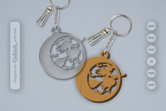 Halloween Keychain SVG Product Image 1