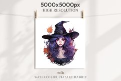 Halloween Witch Lady Hat Girl Wizard Pumpkin Clipart PNG Art Tale Art Image Watercolor Transparent Print illustration sublimation creepy printable digital Witch Lady Hat clipart, halloween character Wizard Girl art, scary spooky pointy hat, Decoration