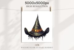 Halloween Witch Lady Hat Girl Wizard Pumpkin Clipart PNG Art Tale Art Image Watercolor Transparent Print illustration sublimation creepy printable digital Witch Lady Hat clipart, halloween character Wizard Girl art, scary spooky pointy hat, Decoration