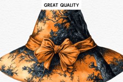 Halloween Witch Lady Hat Girl Wizard Pumpkin Clipart PNG Art Tale Art Image Watercolor Transparent Print illustration sublimation creepy printable digital
