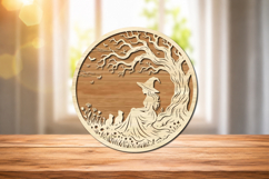 Halloween Witch Laser Cut SVG Product Image 1