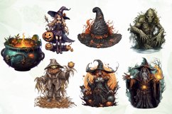 Halloween Witch Sublimation Clipart Product Image 2