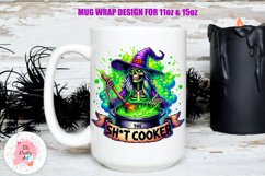 Halloween Witch Mug Wrap For 11 oz and 15 oz, 3d Mug, Witch Png