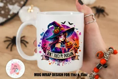 Halloween Pumpkin Mug Wrap For 11 oz and 15 oz, 3d Mug, Halloween Png
