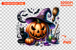 witch pumpkin halloween png, black cat clipart, halloween witch sublimation design, spooky pumpkin illustration, halloween black cat png, witch hat pumpkin clipart, halloween sublimation png, halloween clipart for cricut, scary pumpkin with cat, halloween