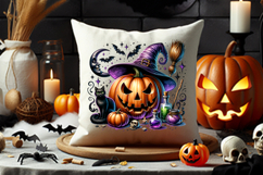witch pumpkin halloween png, black cat clipart, halloween witch sublimation design, spooky pumpkin illustration, halloween black cat png, witch hat pumpkin clipart, halloween sublimation png, halloween clipart for cricut, scary pumpkin with cat, halloween